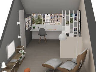 C&L - , MEL interiors MEL interiors Scandinavian style study/office