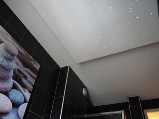 Fiber Optic Star Ceiling Bathroom with Shooting stars, MyCosmos MyCosmos Nowoczesna łazienka