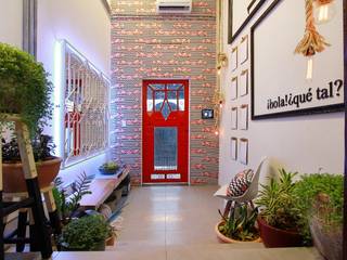 Hall de entrada, Dotta Studio Dotta Studio Industrial style corridor, hallway and stairs