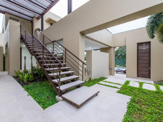 Casa Loma - Efecto Urdimbre, David Macias Arquitectura & Urbanismo David Macias Arquitectura & Urbanismo Minimalistischer Garten