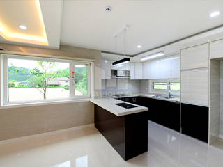 homify Dapur Modern Bench tops