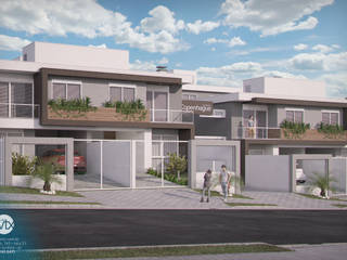 Residencial Copenhague, studio vtx studio vtx Minimalistische Häuser