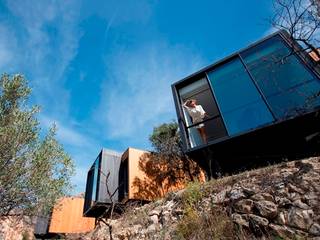 VIVOOD Landscape Hotel, SARGRUP İNŞAAT VE ENERJİ LTD.ŞTİ. SARGRUP İNŞAAT VE ENERJİ LTD.ŞTİ. Casas minimalistas Tablero DM