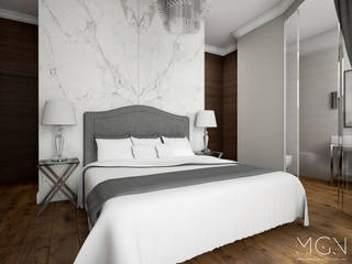 Apartament hotelowy, MGN Pracownia Architektoniczna MGN Pracownia Architektoniczna Classic style bedroom
