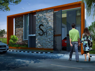 Houses at Club road, Anandpura, Bangalore, Lumous design Consultants Lumous design Consultants
