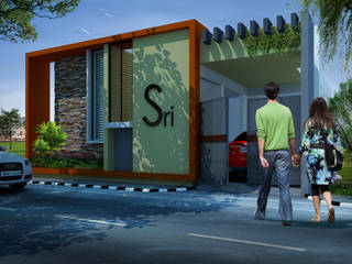 Houses at Club road, Anandpura, Bangalore, Lumous design Consultants Lumous design Consultants