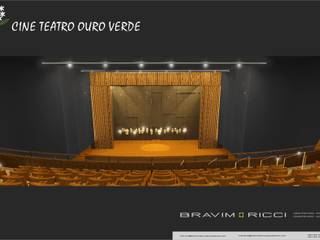 TEATRO OURO VERDE , BRAVIM ◘ RICCI ARQUITETURA BRAVIM ◘ RICCI ARQUITETURA Espaços comerciais