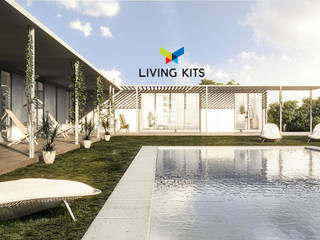 Casa de la Yedra, Casas Modernas | LIVING KITS Casas Modernas | LIVING KITS Nowoczesne domy