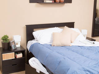 Recámara Mayo., Idea Interior Idea Interior Classic style bedroom Chipboard Black