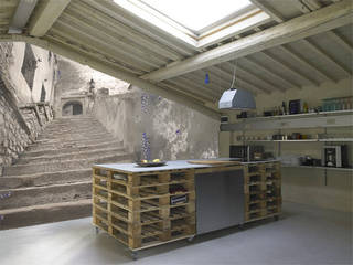 nell'immenso , Creativespace Sartoria Murale Creativespace Sartoria Murale Industrial style kitchen