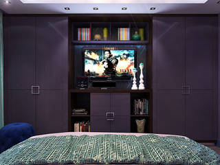 Bedroom apartment in the panel house, Your royal design Your royal design Eclectic style bedroom