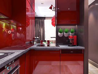 The kitchen in the panel house apartment, Your royal design Your royal design Kitchen