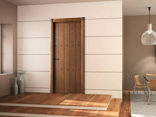 Serie Euro, Puertas Castalla Puertas Castalla Eclectic style doors Solid Wood Multicolored