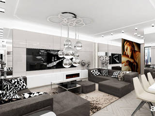 EMOTIONAL POWER | APARTAMENT, ARTDESIGN architektura wnętrz ARTDESIGN architektura wnętrz Modern living room