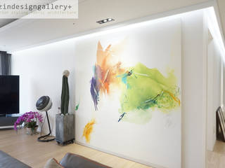 반포 래미안퍼스티지, wizingallery wizingallery 现代客厅設計點子、靈感 & 圖片
