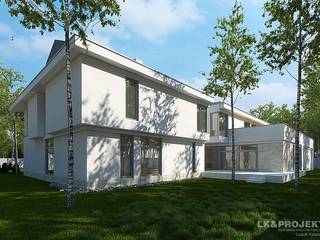 LK&1048, LK & Projekt Sp. z o.o. LK & Projekt Sp. z o.o. Moderne huizen Keramiek