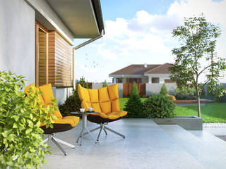 homify Modern Balkon, Veranda & Teras