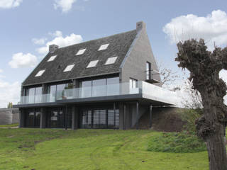 Moderne dijkwoning, Arend Groenewegen Architect BNA Arend Groenewegen Architect BNA Будинки