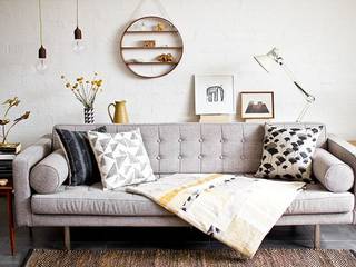Sofa a medida, Interiores y Muebles Interiores y Muebles Skandynawski salon
