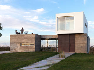 Casa CG342 - Casa sustentable, BAM! arquitectura BAM! arquitectura 現代房屋設計點子、靈感 & 圖片 水泥