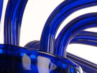 Murano Glass Chandelie - blue modern chandelier - POLANI, YourMurano Lighting UK YourMurano Lighting UK Cocinas modernas: Ideas, imágenes y decoración Vidrio