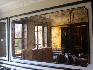 Bespoke Antique Bronze Mirrors - Private Residence London, UK, Alguacil & Perkoff Ltd. Alguacil & Perkoff Ltd. Dining room