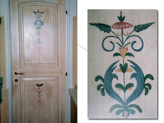 Porta classica, Restauro e Decorazione Restauro e Decorazione Classic style doors Wood Wood effect