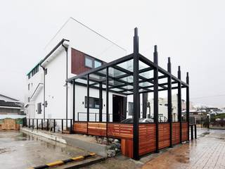 서로 다른 공간의 완벽한 어울림(대전 문창동 주택), 윤성하우징 윤성하우징 Casas estilo moderno: ideas, arquitectura e imágenes