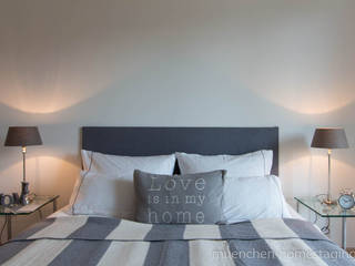 Home Staging Musterwohnung München, Münchner HOME STAGING Agentur Münchner HOME STAGING Agentur Scandinavian style bedroom