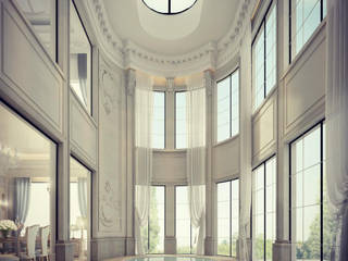 Amazing Luxury Indoor Pool, IONS DESIGN IONS DESIGN Piscina in stile in stile classico Ardesia Bianco