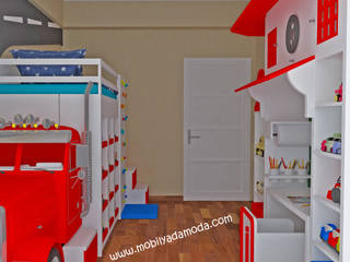 TIR KONSEPTLİ ÇOCUK ODASI , MOBİLYADA MODA MOBİLYADA MODA Modern nursery/kids room Wood Wood effect