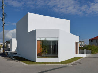 ODMR-HOUSE, 門一級建築士事務所 門一級建築士事務所 Moderne Häuser Beton Weiß