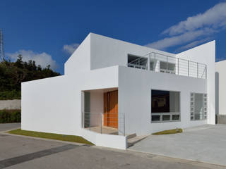 ODMR-HOUSE, 門一級建築士事務所 門一級建築士事務所 Modern Houses Concrete White