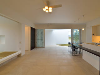 ODMR-HOUSE, 門一級建築士事務所 門一級建築士事務所 Modern living room Tiles
