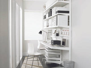 Das eigene Büro - daheim!, Elfa Deutschland GmbH Elfa Deutschland GmbH Scandinavian style study/office Metal White