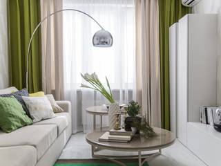 Green mania, iPozdnyakov studio iPozdnyakov studio Eclectic style living room Marble
