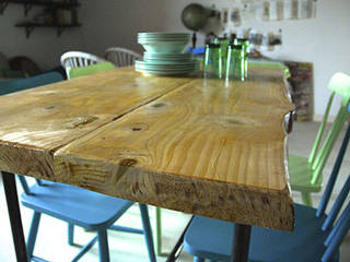 *VERONICA'S TABLE*, Le 18:00 Le 18:00 Scandinavian style dining room Solid Wood Multicolored
