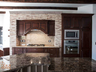 Cocina Campestre, H-abitat Diseño & Interiores H-abitat Diseño & Interiores Kitchen Marble Wood effect