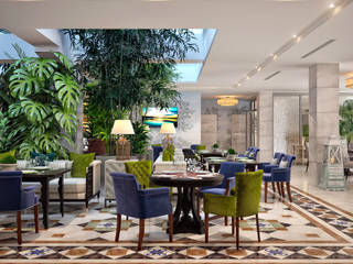 Ресторан "Sky Garden", Sweet Home Design Sweet Home Design Tropical style clinics