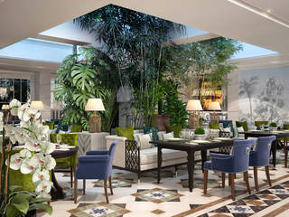 Ресторан "Sky Garden", Sweet Home Design Sweet Home Design Tropical style hospitals