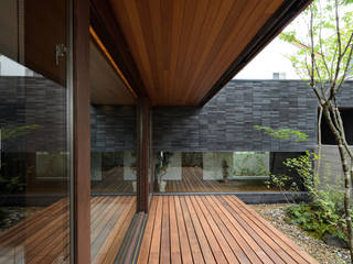 Okayama K.K_House, バウムスタイルアーキテクト一級建築士事務所 バウムスタイルアーキテクト一級建築士事務所 Modern garden