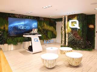 Loja IQOS - Projeto Greenarea, Traços Interiores Traços Interiores مساحات تجارية