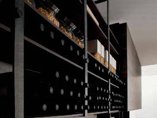 Vino e bottiglie - arredamento apposito., CORDEL s.r.l. CORDEL s.r.l. ห้องนั่งเล่น ไม้ Wood effect