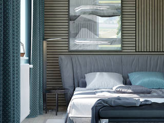 Дом в мамонтовке 2-й этаж., Pavel Alekseev Pavel Alekseev Modern style bedroom