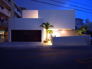 HKM-house , 門一級建築士事務所 門一級建築士事務所 Modern Houses Concrete White