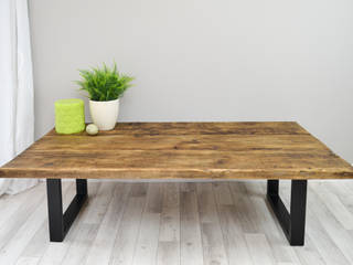 Reclaimed Industrial Coffee Table Frances Bradley Industrial style living room Wood Wood effect Side tables & trays