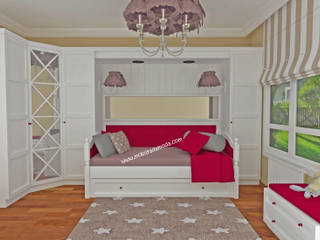 Rümeysa'nın Odası , MOBİLYADA MODA MOBİLYADA MODA Country style nursery/kids room Wood Wood effect