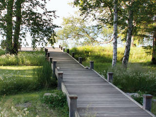 Garten - Haus K, Stephan Maria lang Architektengesellschaft Stephan Maria lang Architektengesellschaft Jardines de estilo rural