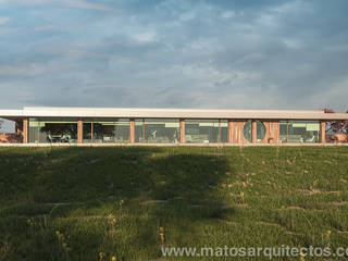 House by River side, Matos Architects Matos Architects Moderne Häuser Massivholz Holznachbildung