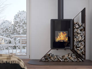 Modern living room by Biojaq - Comércio e Distribuição de Recuperadores de Calor Lda Modern